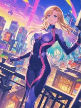 カラフルな未来 — hina._さんのAIイラスト