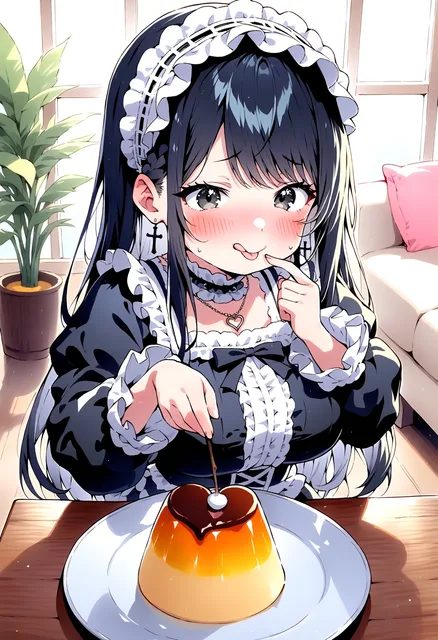 美味しいスイーツが食べても食べも止まらないわ