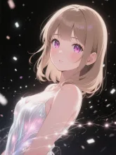 灯りの消えた後、陽子。