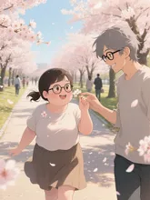 お花見デート
