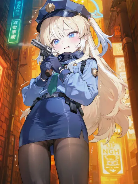銃を持たせてはいけないタイプの婦警さん