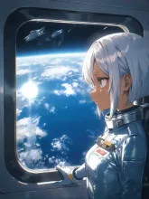 女性宇宙飛行士·星の海へ、無重力の憧れ の投稿作品