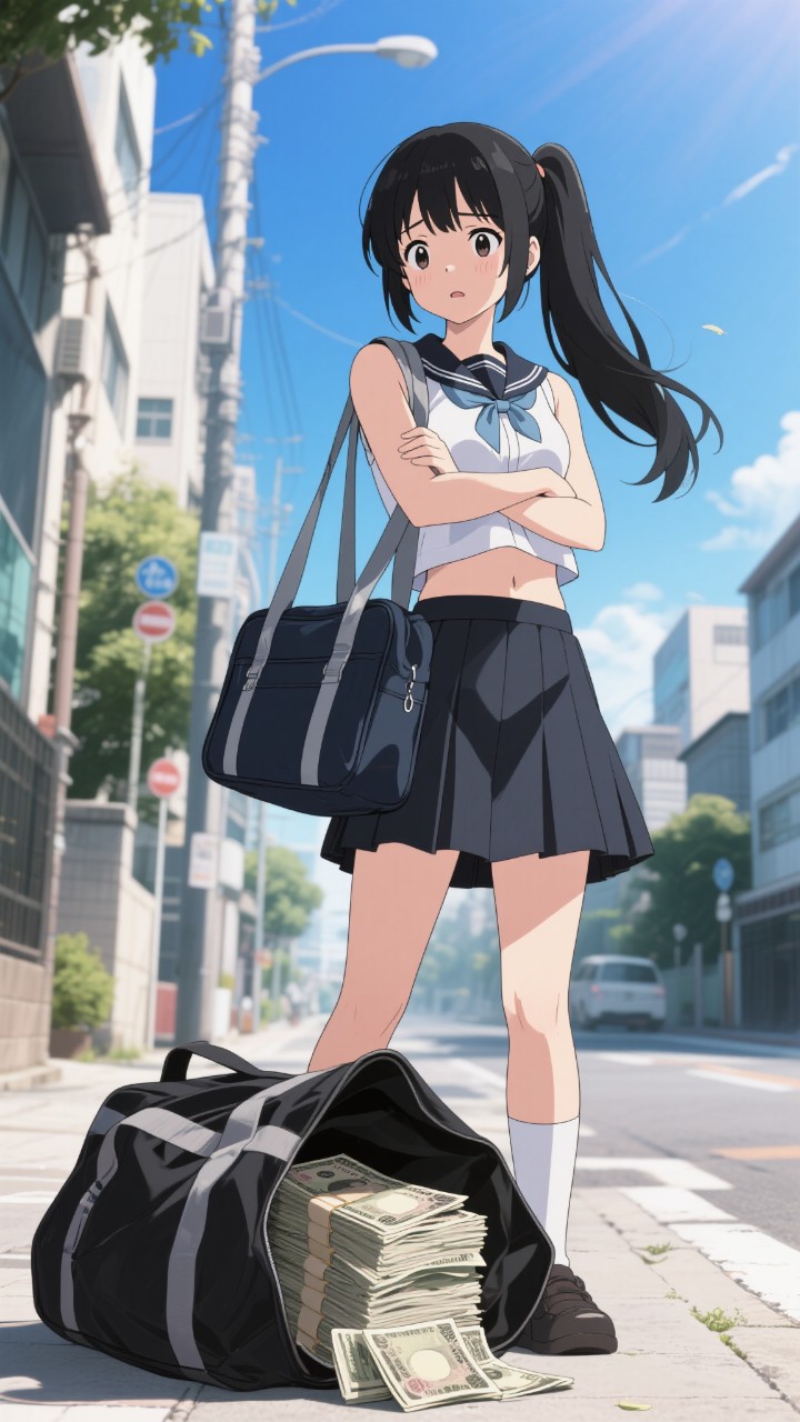 大金見つけた女子高生