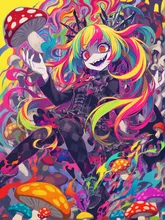 どうだ目がシパシパするだろぉ。これが私の混沌世界だヾ(*´∀｀*)ﾉ