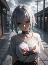 マフラー vs 素首·巻くか、巻かないか の投稿作品