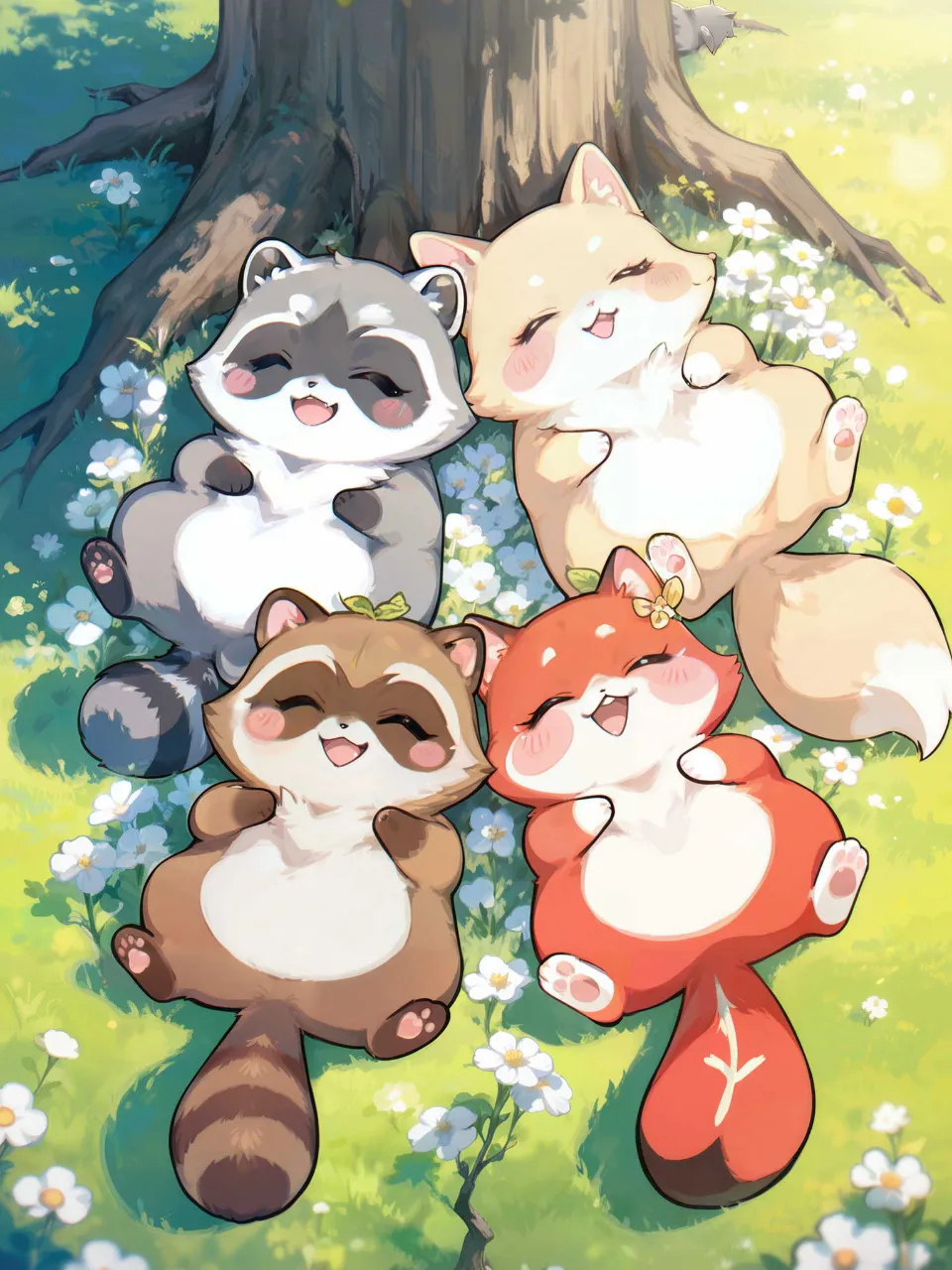 森の動物達 — AI art on SUPPART