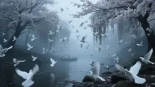 霧の三途の川