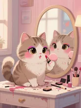 ねこ、がんばりすぎました