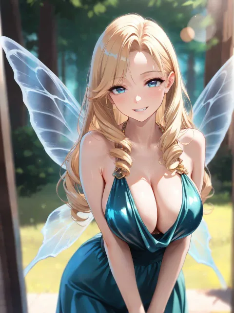 photorealistic:1.3)、raw photo - 森の精霊