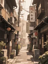 昭和レトロな路地