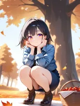 栗拾い — TAN2kunさんのAIイラスト