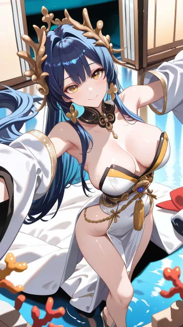 anime style - 竜宮城の乙姫