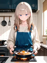 朝ごはんを作る