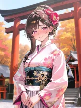 その…私…似合っていますか？ — 賢さんのAIイラスト