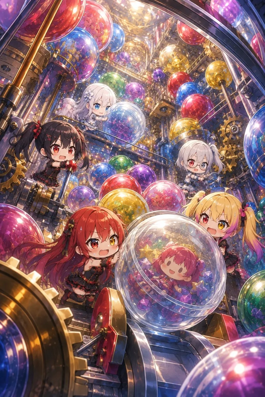 ガチャガチャの内部w