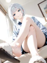 膝掛けがない…💧