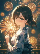 花火大会の彼女