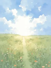 安らかに — 帚木さんのAIイラスト