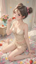 a bed of roses