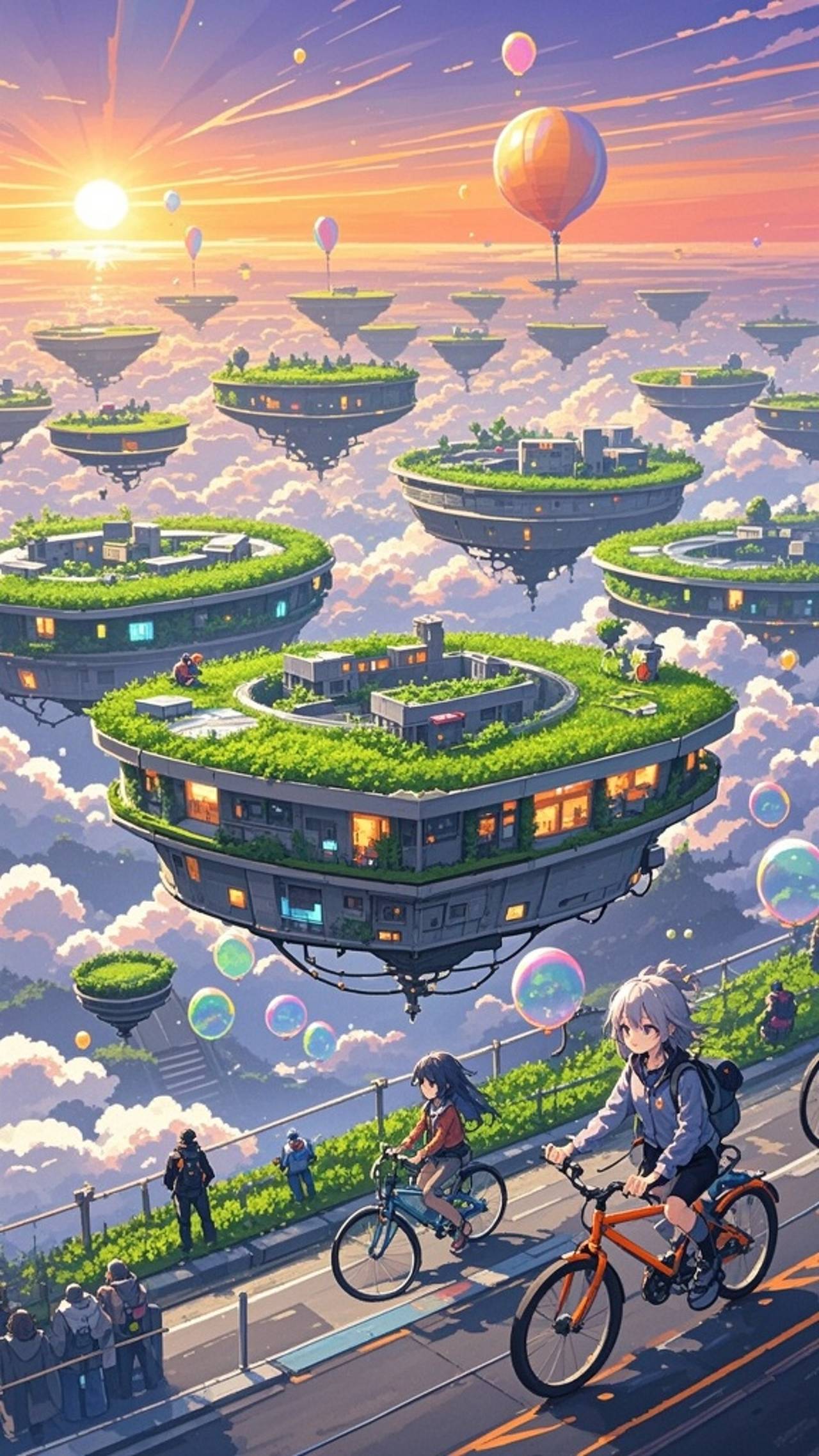 空中都市 — SUPP473763さんのAIイラスト
