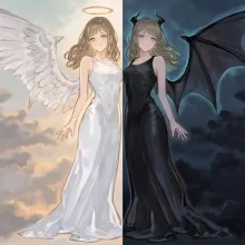 どちらも私