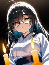 綺羅々「…やっぱりね…このお題は私だと思ったわ……」 — メガネ女子のAIイラスト｜SUPPART