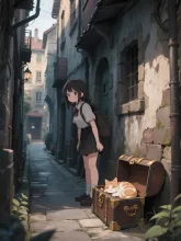 路地裏ダンジョン、宝発見？