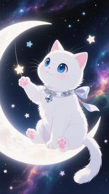 月の魔法猫シロちゃん