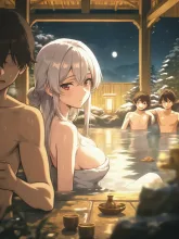 温泉女将·湯けむりに映る色香 の投稿作品