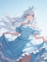 白の女王 — りいフワさんのAIイラスト