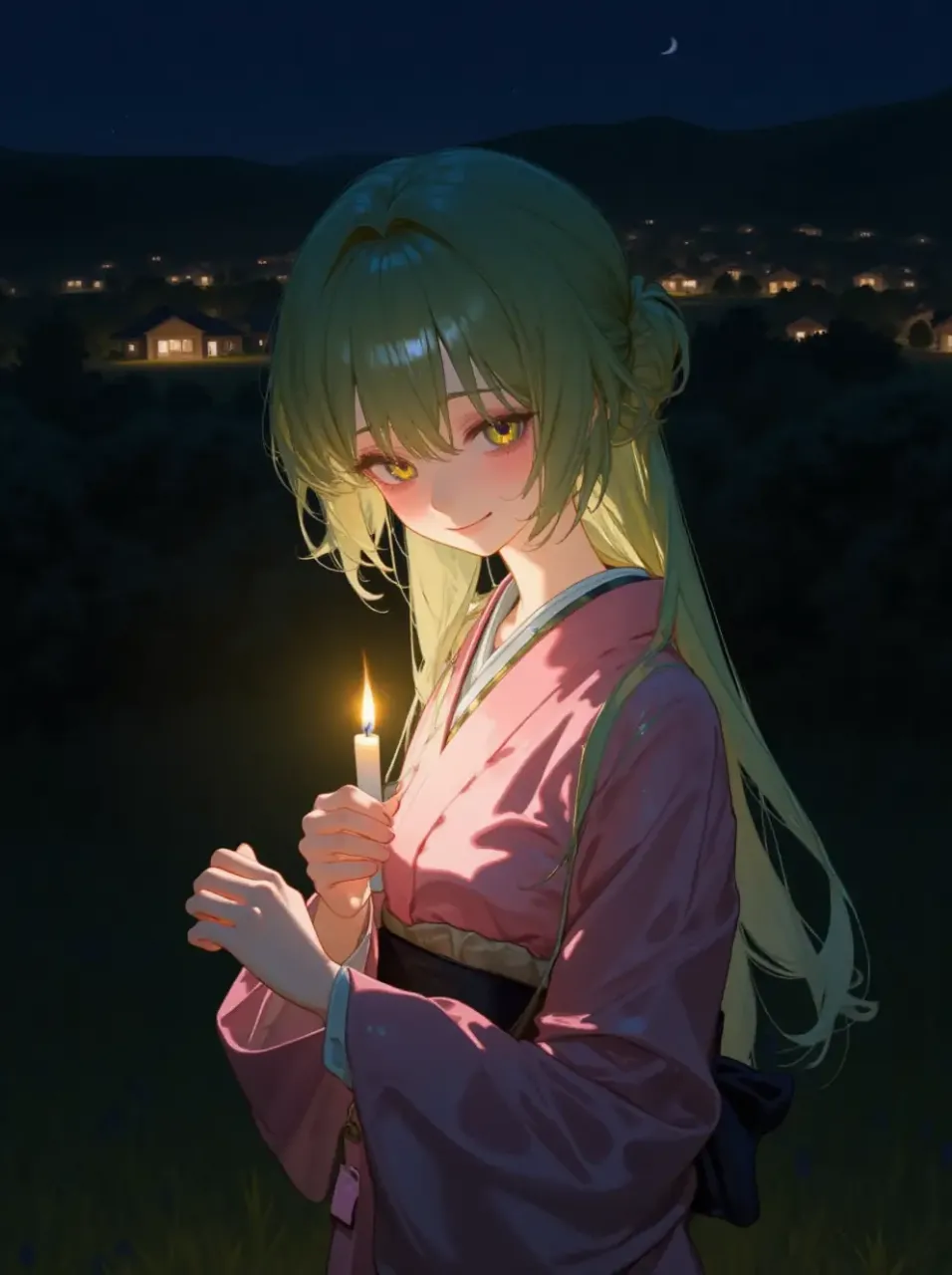 蝋燭の灯火