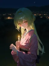 蝋燭の灯火