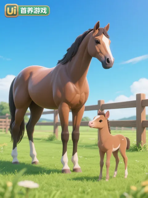 お馬のゲーム風🐴🎮✨