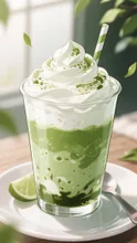 抹茶ホワイトモカ❤️