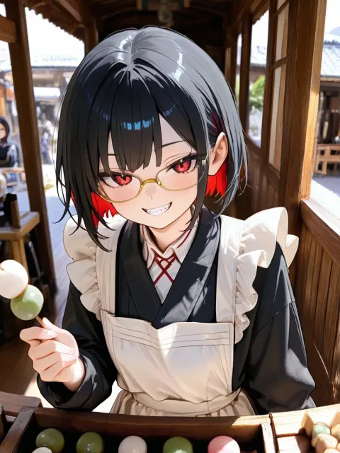 アニメが現実に走进 - 和菓子職人 / lool