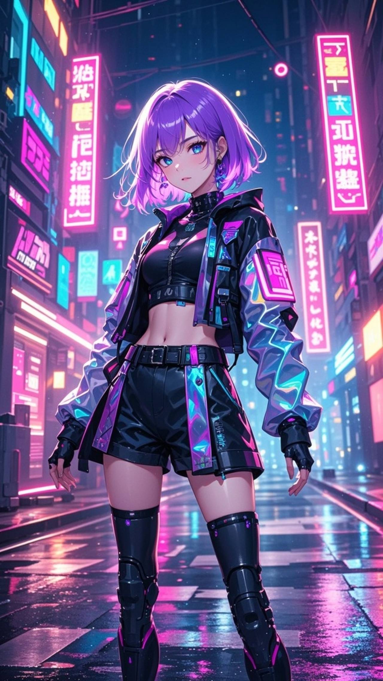 Cyber girl — StearさんのAIイラスト