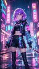 Cyber girl — StearさんのAIイラスト