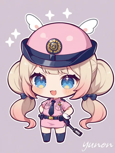 【逮捕しちゃうぞ★】プロンプトあります🙌🏻💓