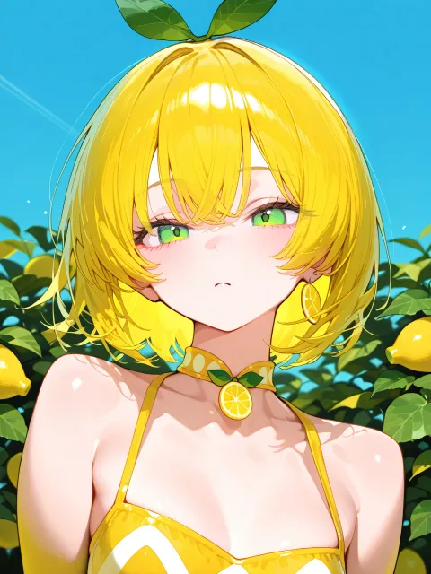 レモンの擬人化