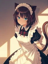 猫耳メイド — SUPP589165さんのAIイラスト