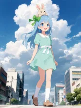 ２０：エリーゼ／水瀬絵理（夏のプライベート②） — Erise～エリーゼ～さんのAIイラスト