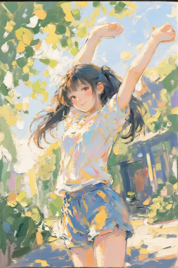 ラジオ体操 — MAOMAOさんのAIイラスト