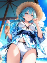 あつい😱 — SUPP408864149さんのAIイラスト