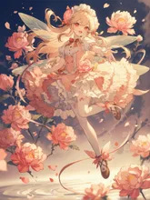 花の妖精（牡丹）