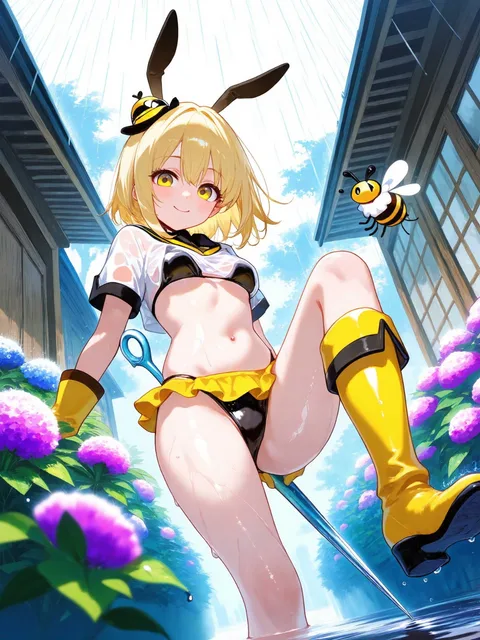 刺される