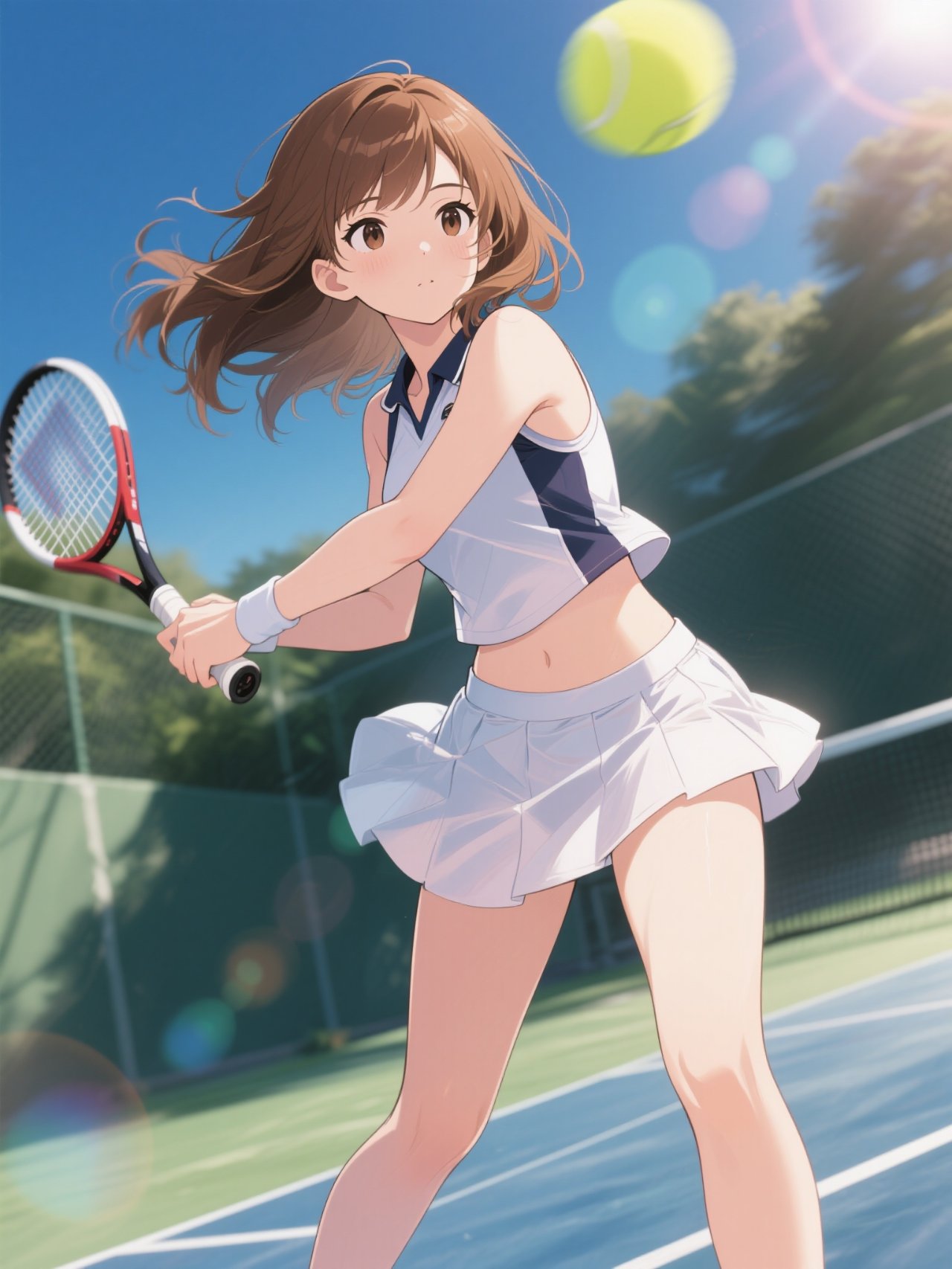 テニス する♪(꒪ˊ꒳ˋ꒪)