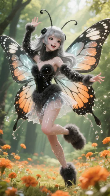 butterfly girl