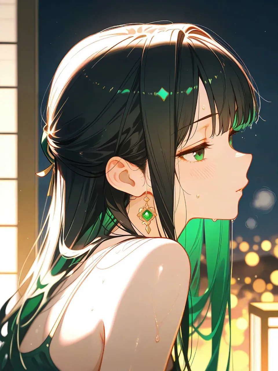暑い……