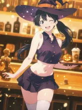 ハロウィンの日の酒場
