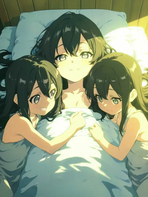 身体の弱い姉にくっついている妹達